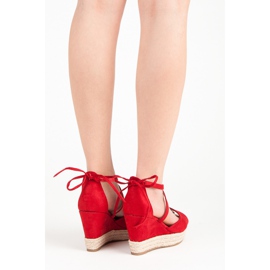 Seastar Espadrilles nouées sur le coin rouge 3