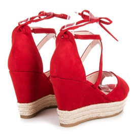 Seastar Espadrilles nouées sur le coin rouge 6