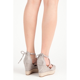 Seastar Espadrilles nouées sur le coin gris 4