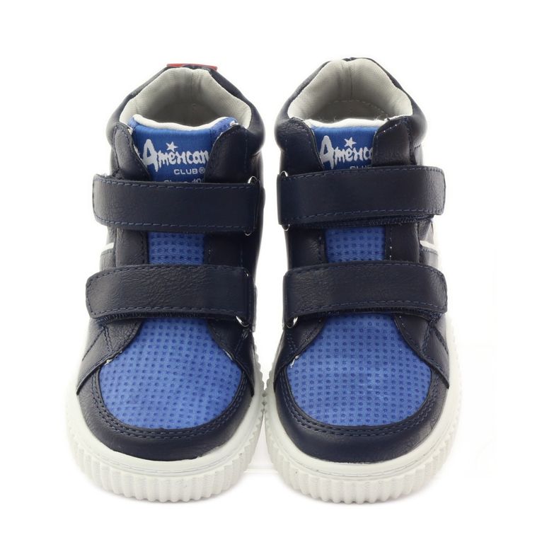 American Club Chaussures de sport américaines 17155 bleu marin rouge bleu 4