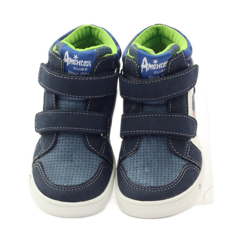 American Club chaussures de sport américaines 17353 bleu marin rouge blanche 4