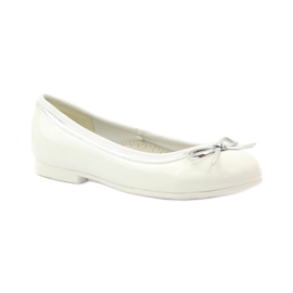 American Club Ballerines à nœud américain blanc 1