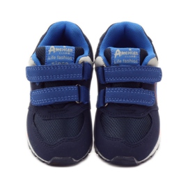 American Club baskets américaines 15110 bleu marin orange 4