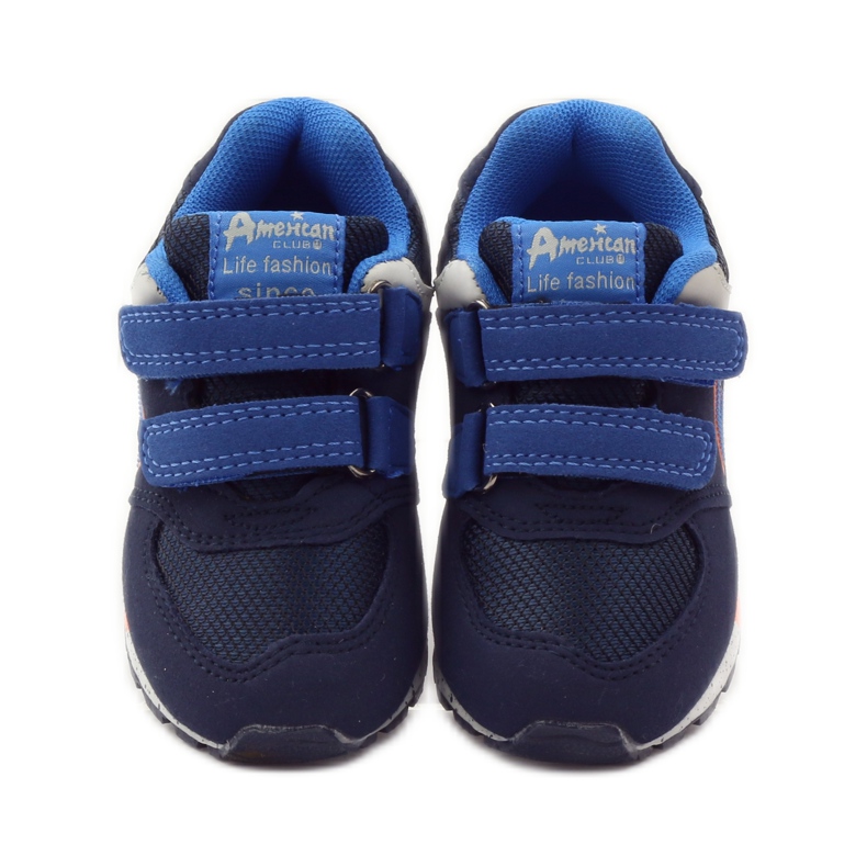 American Club baskets américaines 15110 bleu marine orange 4