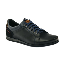 Nikopol 1655 chaussures de sport pour hommes noir brun 1