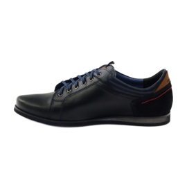 Nikopol 1655 chaussures de sport pour hommes noir brun 2