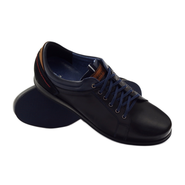 Nikopol 1655 chaussures de sport pour hommes le noir brun 3