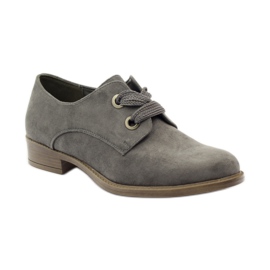 Chaussures en daim pour femme Sergio Leone 303 gris 1