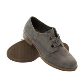 Chaussures en daim pour femme Sergio Leone 303 gris 3
