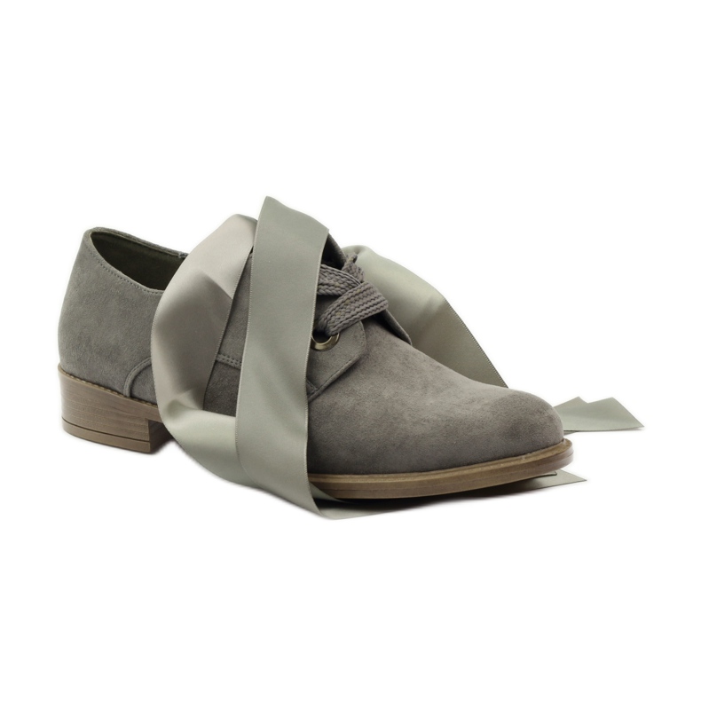 Chaussures en daim pour femme Sergio Leone 303 gris 5