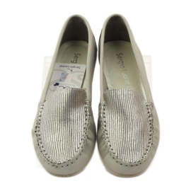 Mocassins en daim Sergio Leone 721 gris 4