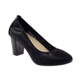 Sergio Leone Escarpins sur poteau 233 noir le noir 1 Sergio Leone Escarpins sur poteau 233 noir le noir 1