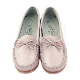 Mocassins en cuir avec nœud Filippo 004 rose 4 Mocassins en cuir avec nœud Filippo 004 rose 4
