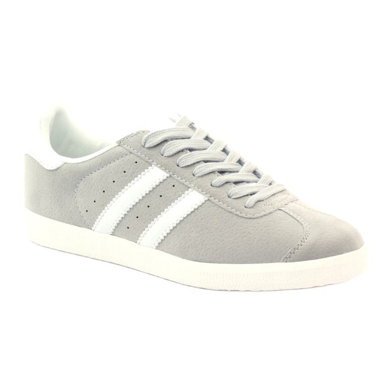 Chaussures de sport Mckey DSP135 grises blanche 1