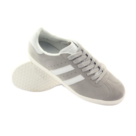 Chaussures de sport Mckey DSP135 grises blanche 3