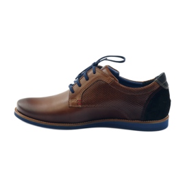 Chaussures casual pour hommes Nikopol 1657 marron noir brun bleu marine 2