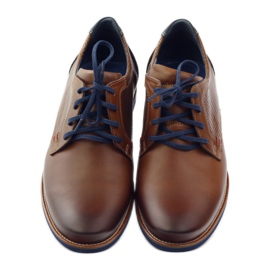 Chaussures casual pour hommes Nikopol 1657 marron noir brun bleu marine 4