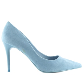 Talons hauts bleus pour femmes GF-JX78 L.BLUE 2