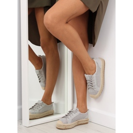 Baskets espadrilles grises BB06P Gris 1