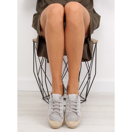 Baskets espadrilles grises BB06P Gris 2
