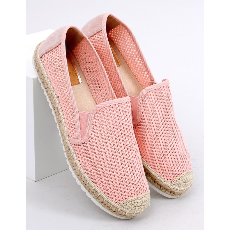 BM Espadrilles à enfiler rose BB03P Rose 1 BM Espadrilles à enfiler rose BB03P Rose 1