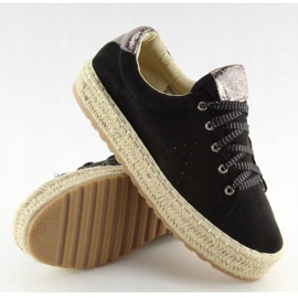 Noir Baskets espadrilles noires BB01P le noir 2