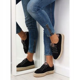 Noir Baskets espadrilles noires BB01P le noir 4