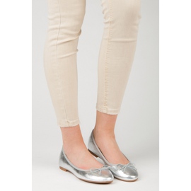 Seastar Ballerines argentées gris 1