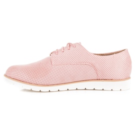 Seastar Chaussures nouées ajourées rose 3