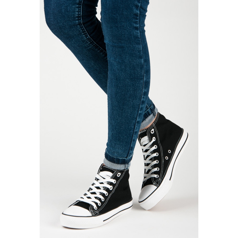 Seastar Baskets montantes femme noir 2