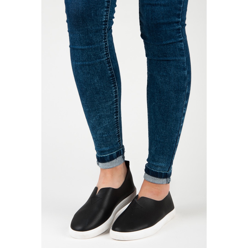 Baskets à enfiler noires le noir 1