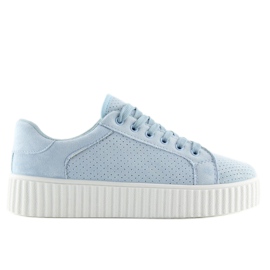 AX02 Baskets bleues creepers bleues 1