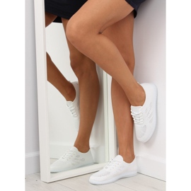 Baskets blanches femme LA10P blanc 1