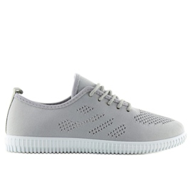 Gris Baskets grises pour femme LA10P Gris 2