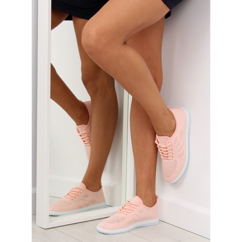 Baskets roses pour femme LA10P Rose 1 Baskets roses pour femme LA10P Rose 1