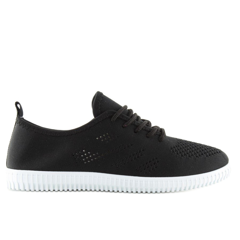 Baskets femme noires LA10P Noir 2