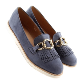 Mocassins pour femme bleu marine G237 bleu 1 Mocassins pour femme bleu marine G237 bleu 1