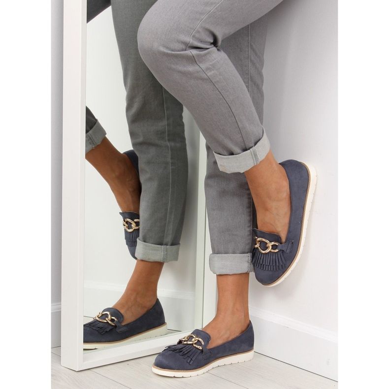 Mocassins pour femme bleu marine G237 bleu 2 Mocassins pour femme bleu marine G237 bleu 2