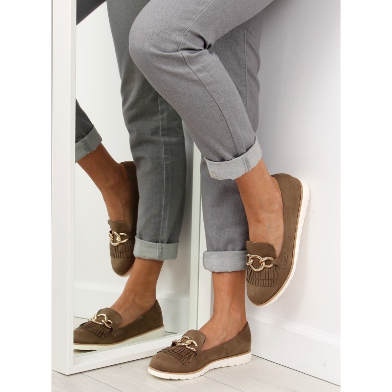 Vert Mocassins femme G237 Vert 2