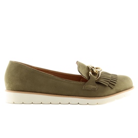 Vert Mocassins femme G237 Vert 5