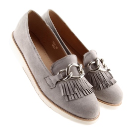 Gris Mocassins gris femme G237 gris 1