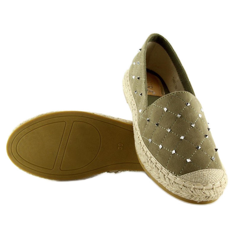 Vert Espadrilles à clous 5481 Vert 1