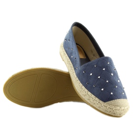 Espadrilles à clous bleu marine 5481 bleu 1