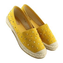Jaune Espadrilles à clous jaune 5481 Jaune 4