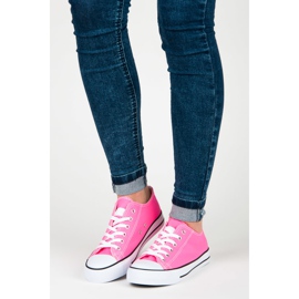 Fgm Paris Baskets fluo classiques rose 1