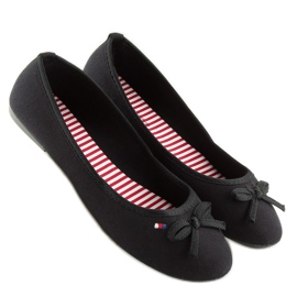 Ballerines femme noires T141 noir le noir 2