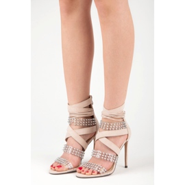 Sandales sexy Sergio Todzi beige 2