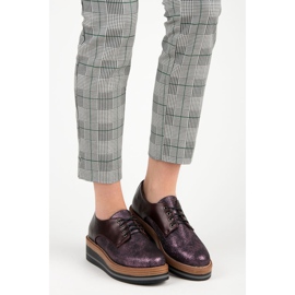 Kylie Chaussures compensées bordeaux élégantes rouge 1 Kylie Chaussures compensées bordeaux élégantes rouge 1