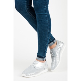 Chaussures VINCEZA nouées gris 2