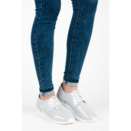 Chaussures VINCEZA nouées gris 1